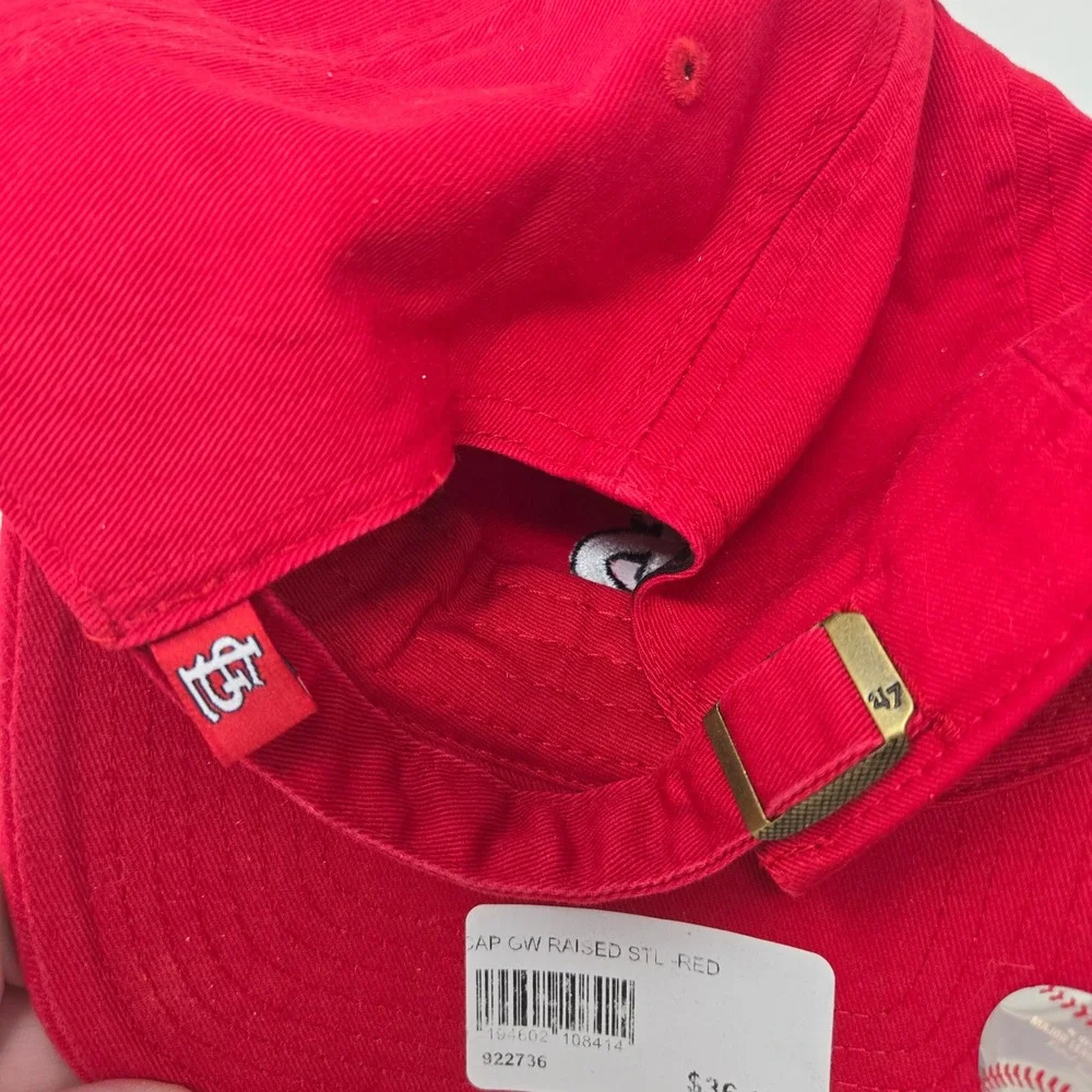47 Brand St Louis Cardinals Clean Up Hat Red MLB Adjustable Baseball Cap OSFA